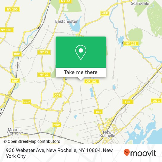 936 Webster Ave, New Rochelle, NY 10804 map