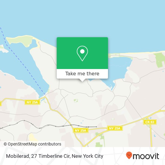 Mapa de Mobilerad, 27 Timberline Cir