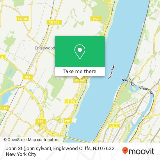 Mapa de John St (john sylvan), Englewood Cliffs, NJ 07632