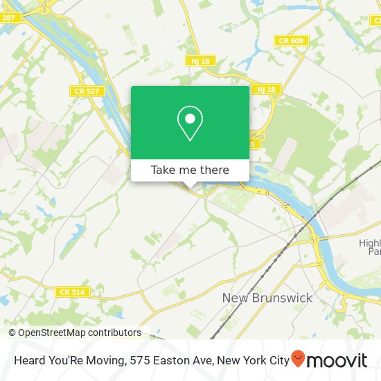 Heard You'Re Moving, 575 Easton Ave map