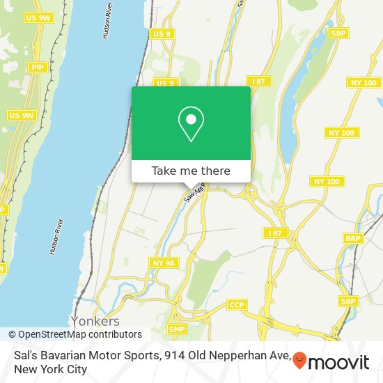 Mapa de Sal's Bavarian Motor Sports, 914 Old Nepperhan Ave