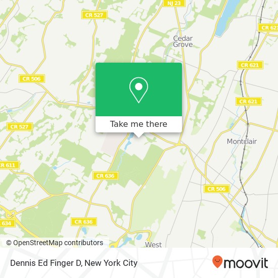 Mapa de Dennis Ed Finger D, 88 Park Ave