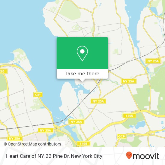 Mapa de Heart Care of NY, 22 Pine Dr