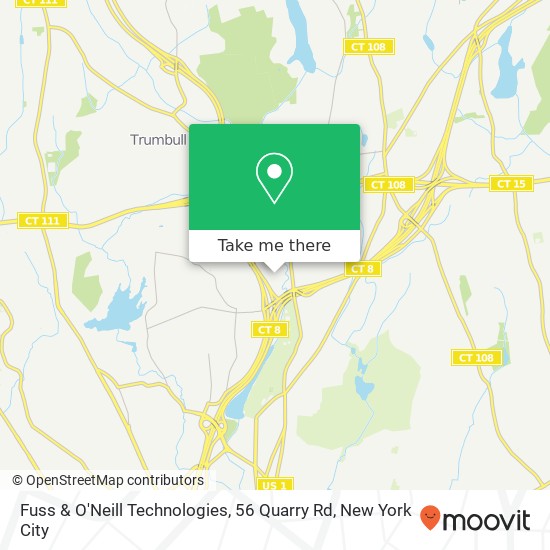 Fuss & O'Neill Technologies, 56 Quarry Rd map