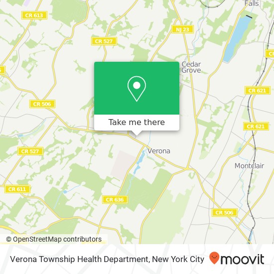 Verona Township Health Department map