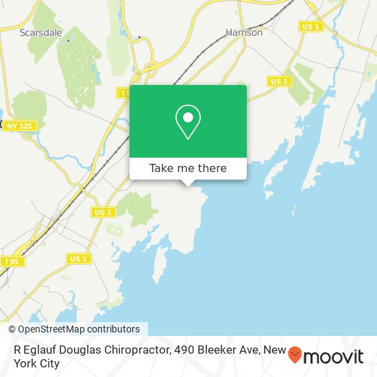 Mapa de R Eglauf Douglas Chiropractor, 490 Bleeker Ave