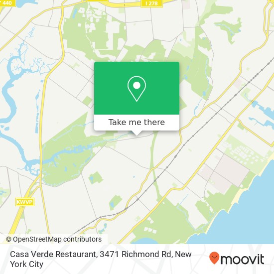 Casa Verde Restaurant, 3471 Richmond Rd map