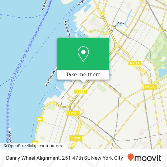 Danny Wheel Alignment, 251 47th St map