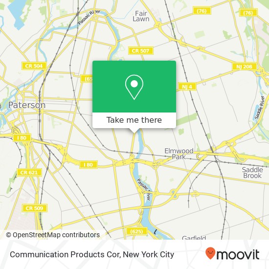 Mapa de Communication Products Cor