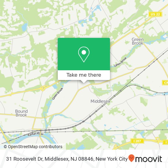 31 Roosevelt Dr, Middlesex, NJ 08846 map