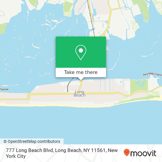 Mapa de 777 Long Beach Blvd, Long Beach, NY 11561