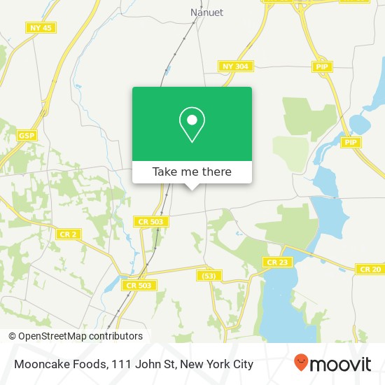 Mapa de Mooncake Foods, 111 John St