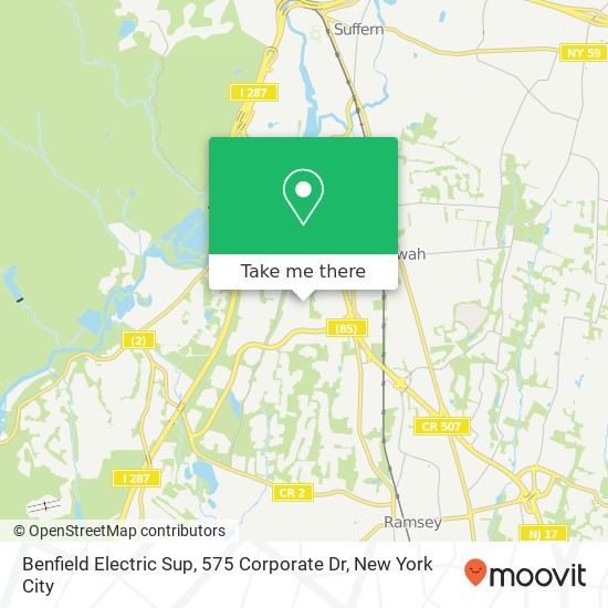 Benfield Electric Sup, 575 Corporate Dr map