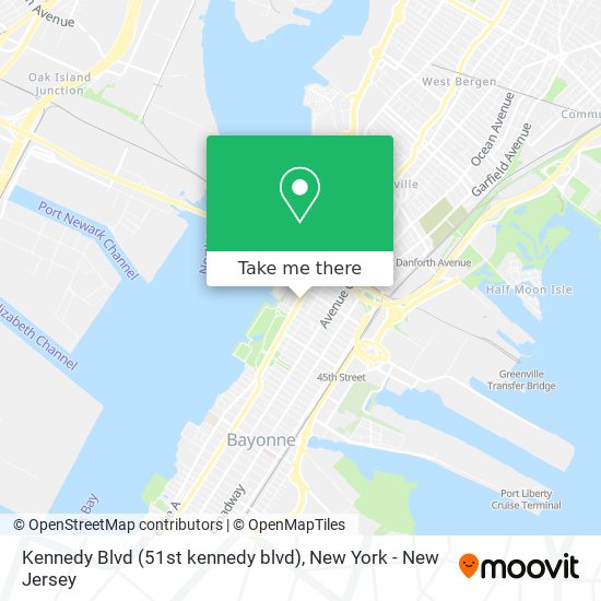 Mapa de Kennedy Blvd (51st kennedy blvd)