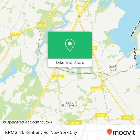 Mapa de KPMG, 30 Kimberly Rd