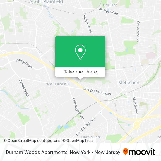 Durham Woods Apartments map
