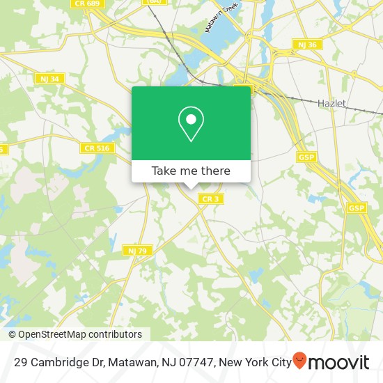 29 Cambridge Dr, Matawan, NJ 07747 map