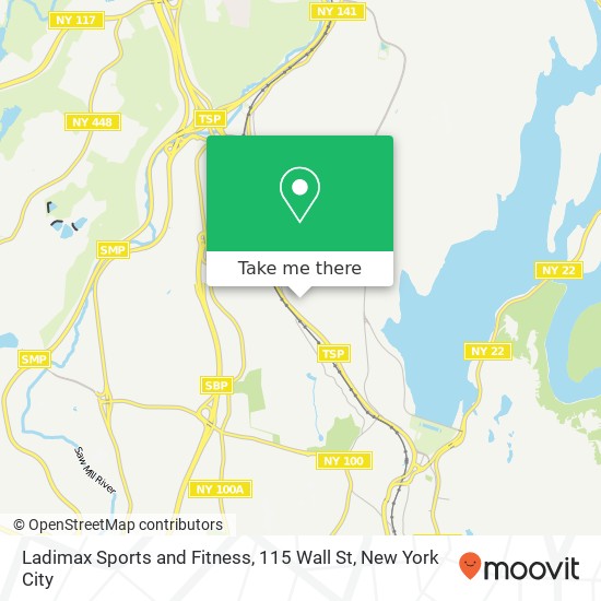 Mapa de Ladimax Sports and Fitness, 115 Wall St