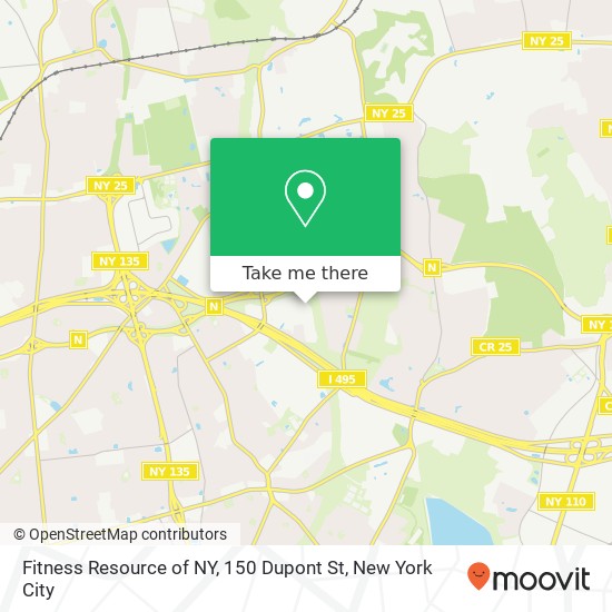 Fitness Resource of NY, 150 Dupont St map