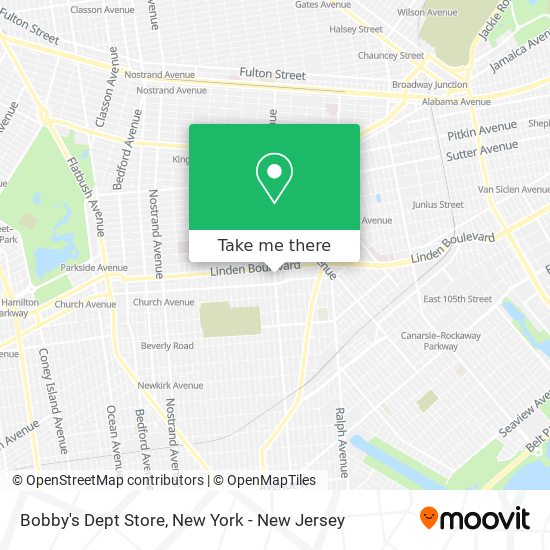 Bobby's Dept Store map