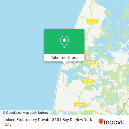 Island Embroidery Private, 3601 Bay Dr map