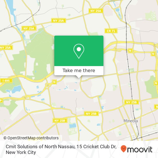 Cmit Solutions of North Nassau, 15 Cricket Club Dr map