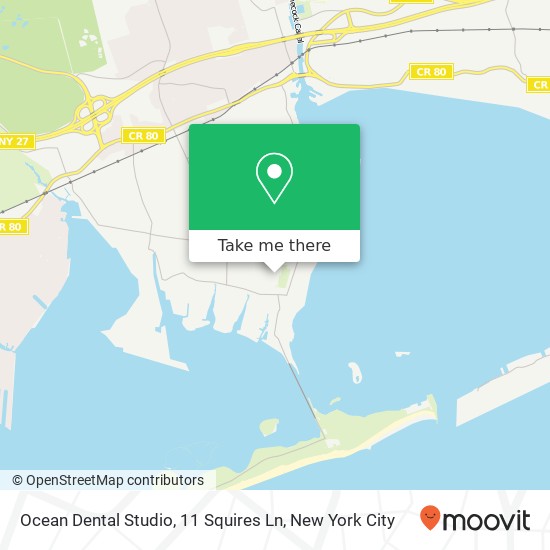 Ocean Dental Studio, 11 Squires Ln map