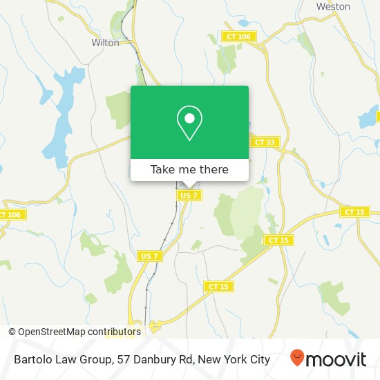 Bartolo Law Group, 57 Danbury Rd map