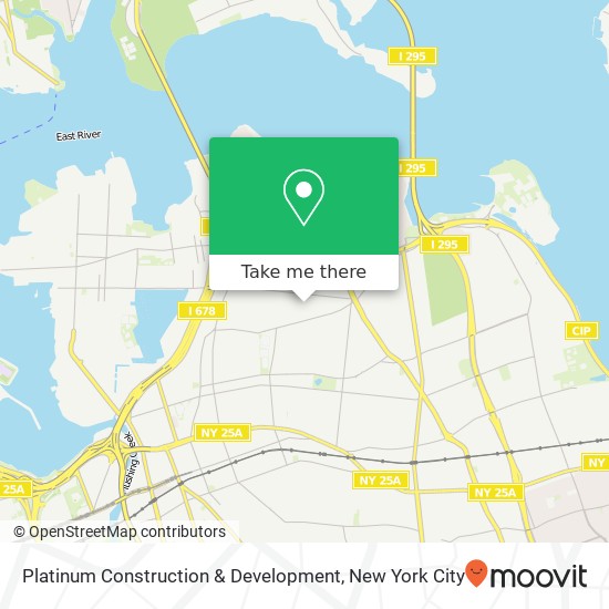Platinum Construction & Development map