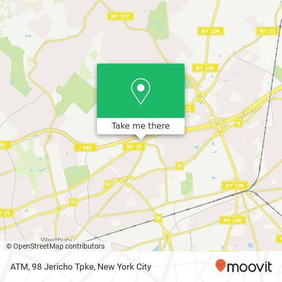 ATM, 98 Jericho Tpke map