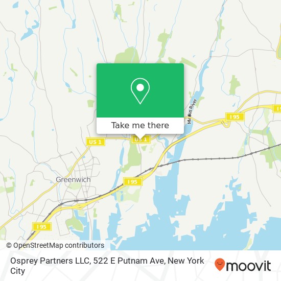 Mapa de Osprey Partners LLC, 522 E Putnam Ave
