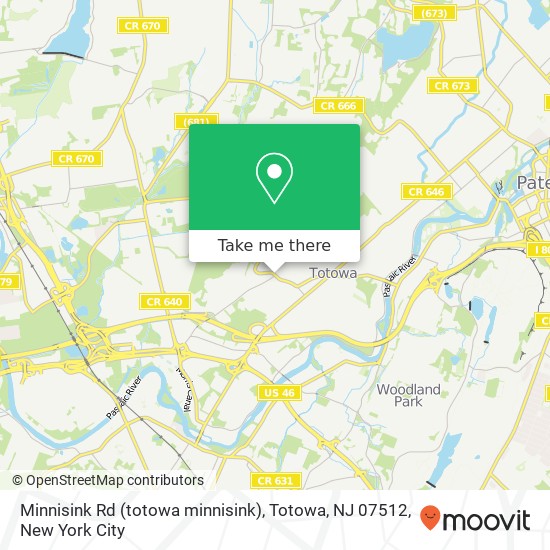 Minnisink Rd (totowa minnisink), Totowa, NJ 07512 map