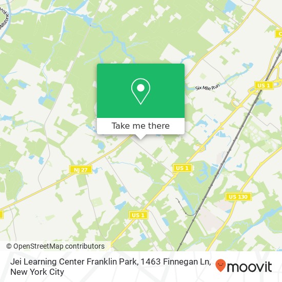 Mapa de Jei Learning Center Franklin Park, 1463 Finnegan Ln