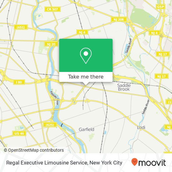 Regal Executive Limousine Service map