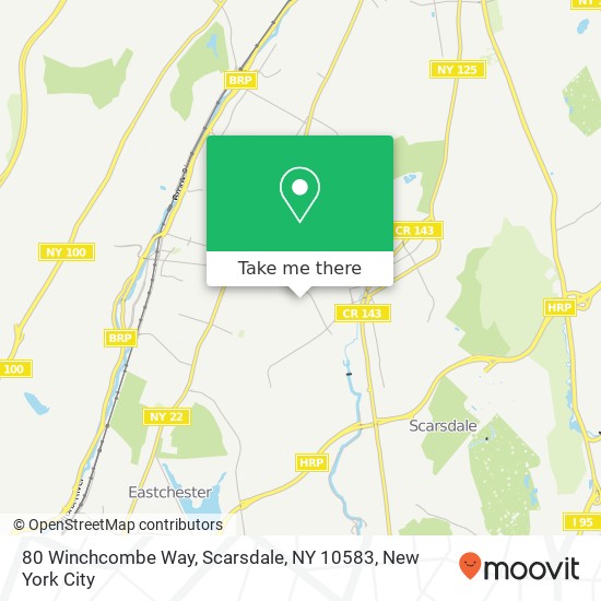 80 Winchcombe Way, Scarsdale, NY 10583 map