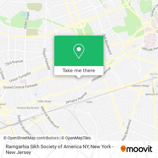 Mapa de Ramgarhia Sikh Society of America NY