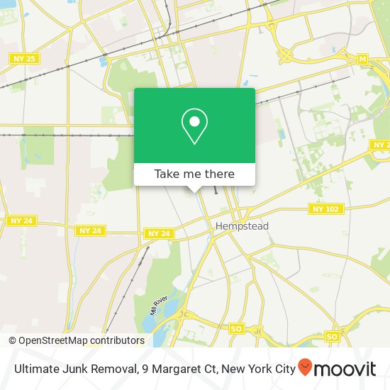 Mapa de Ultimate Junk Removal, 9 Margaret Ct