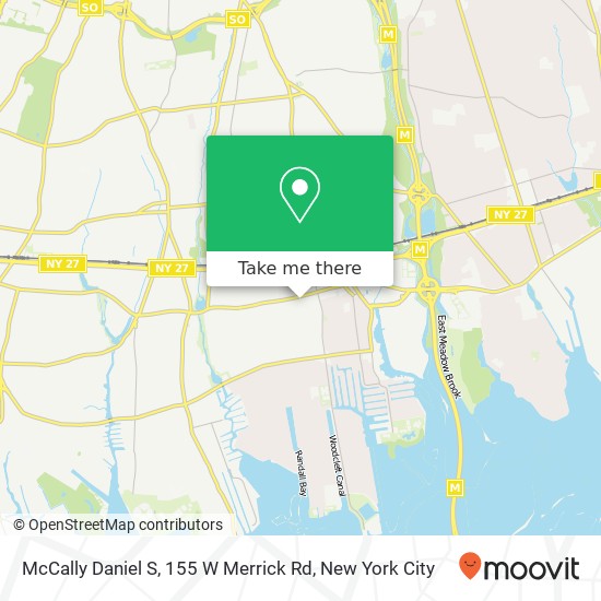 McCally Daniel S, 155 W Merrick Rd map