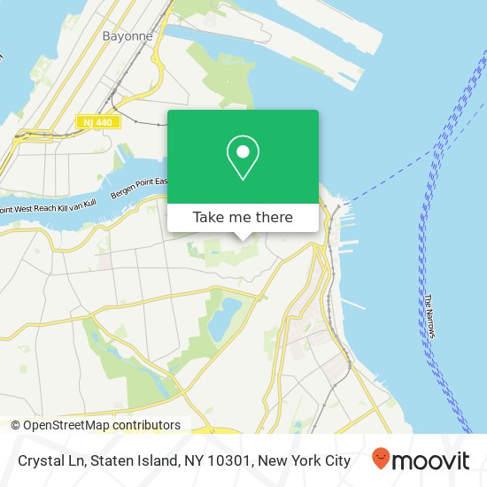 Crystal Ln, Staten Island, NY 10301 map