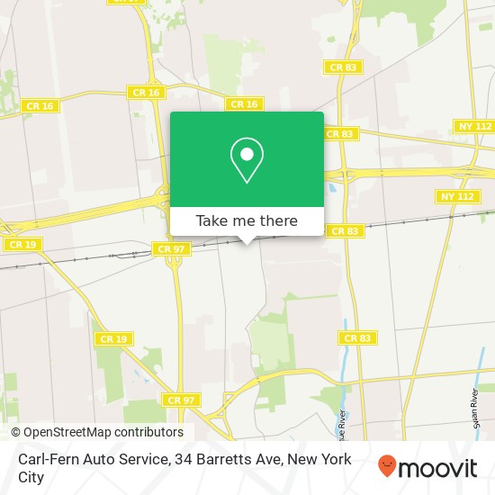 Carl-Fern Auto Service, 34 Barretts Ave map