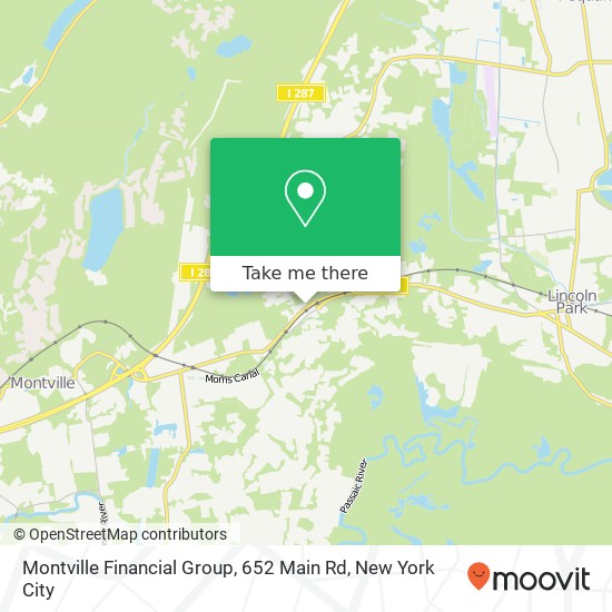 Montville Financial Group, 652 Main Rd map