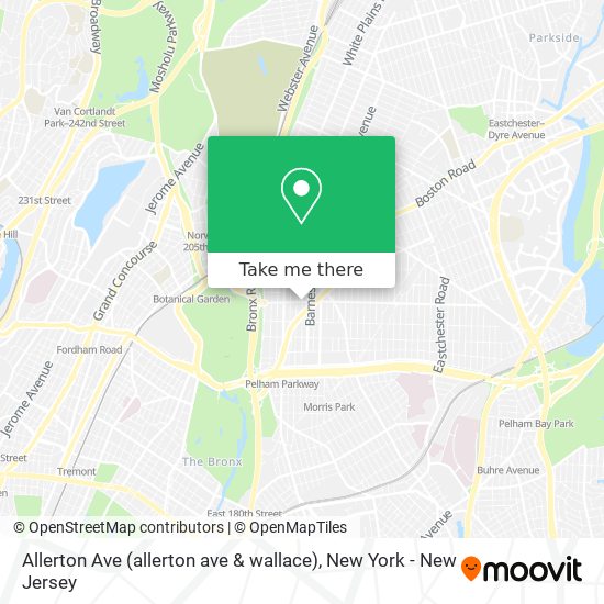 Allerton Ave (allerton ave & wallace) map