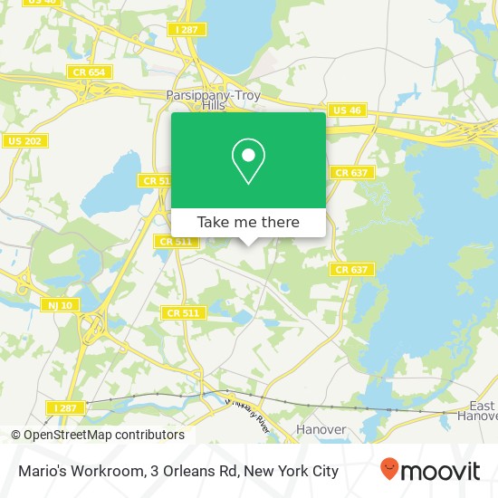 Mapa de Mario's Workroom, 3 Orleans Rd