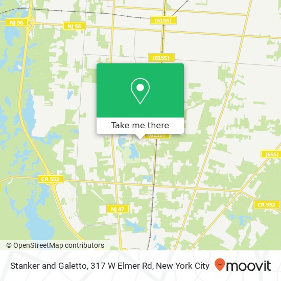 Mapa de Stanker and Galetto, 317 W Elmer Rd