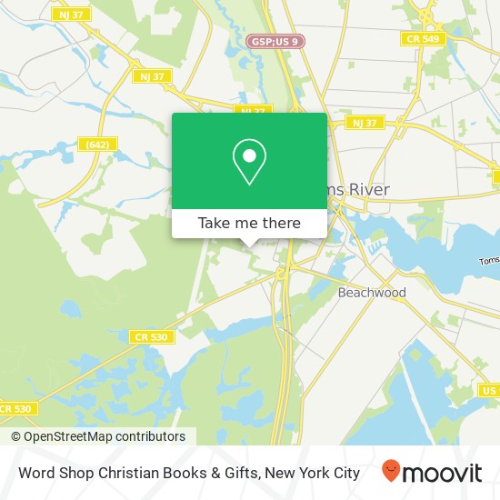 Word Shop Christian Books & Gifts map