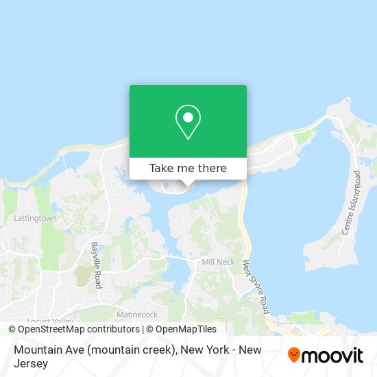 Mapa de Mountain Ave (mountain creek)