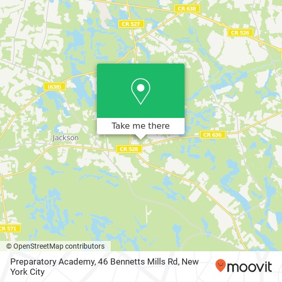 Mapa de Preparatory Academy, 46 Bennetts Mills Rd