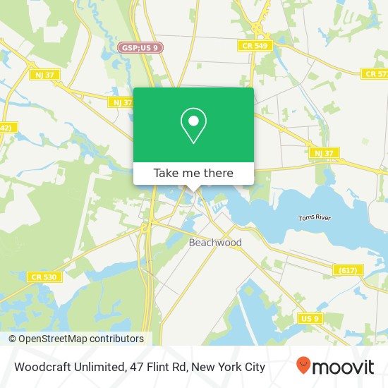 Woodcraft Unlimited, 47 Flint Rd map