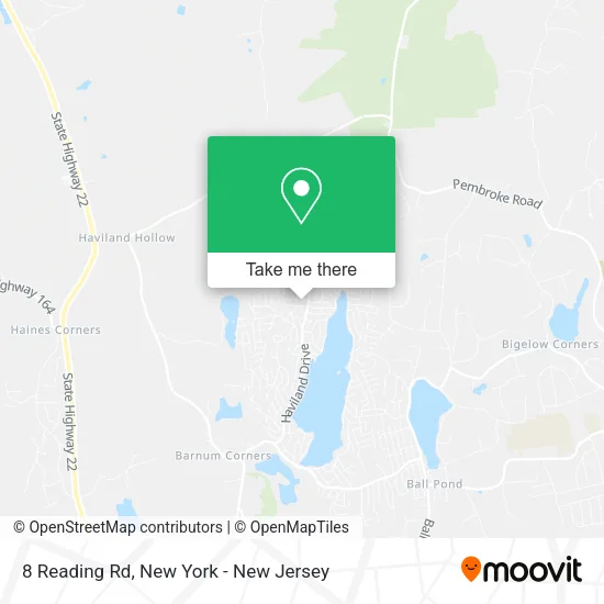 8 Reading Rd map