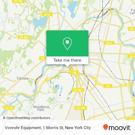 Mapa de Vonrohr Equipment, 1 Morris St
